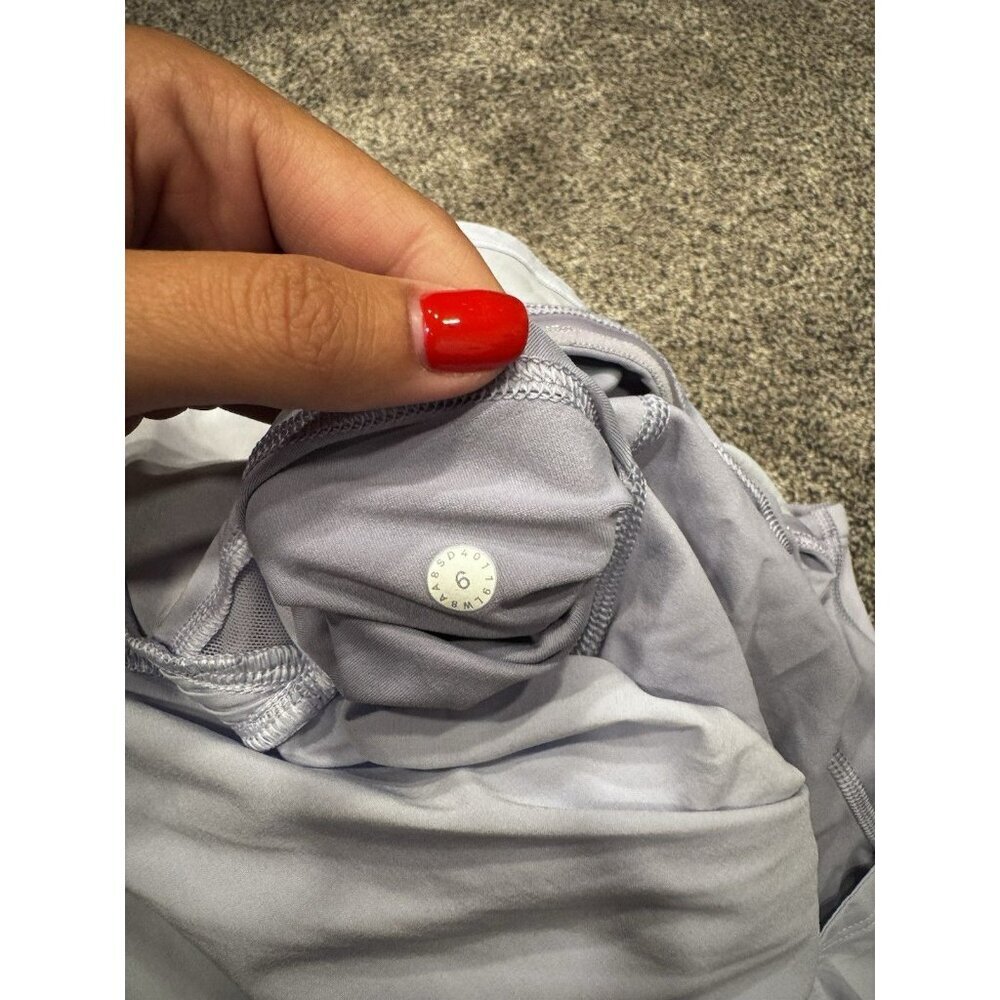 Lululemon Play Off The Pleats Skirt *13" Serene Blue Size 6 EUC - Picture 5 of 5